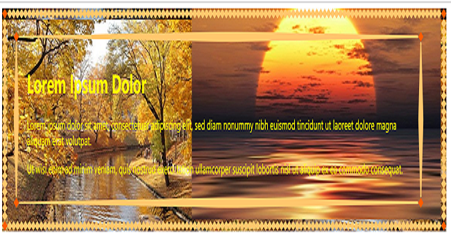 使用多背景圖片效果圖